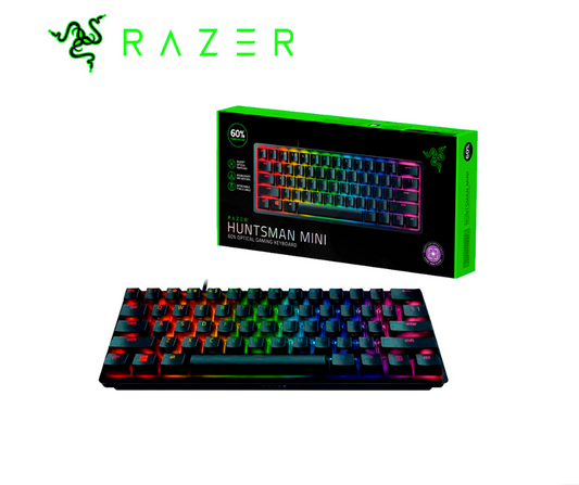 Razer Huntsman Mini - Teclado Mecánico Gamer 60% con Switch Óptico