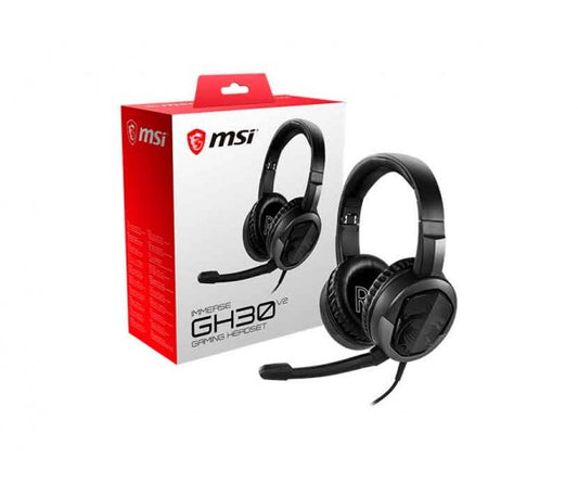 MSI Immerse GH30 V2 - Audífonos Gamer con Micrófono y Sonido Envolvente