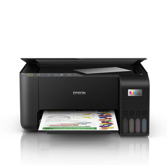 Impresora multifuncional Epson EcoTank L3250 inalámbrica con Wi-Fi Direct y sistema de tinta continua