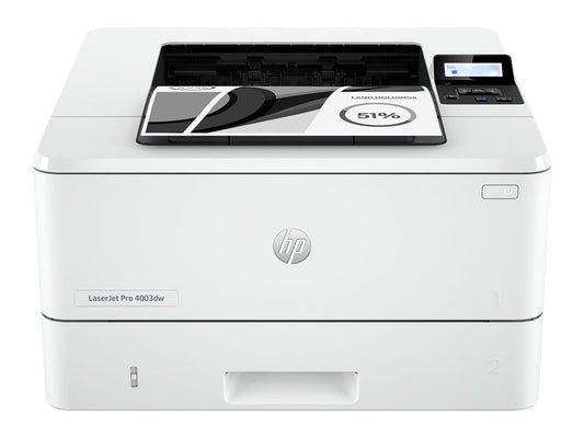 Impresora HP LaserJet Pro 4003dw monocromática con Wi-Fi, impresión dúplex y alta velocidad